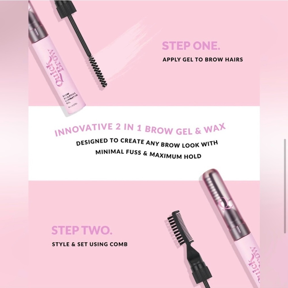 QUICK FLICK QUICK BROW BROW SCULPTING LAMINATION GEL BRAND NEW in the box